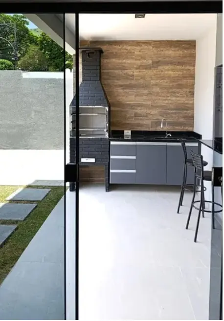 Espaço gourmet da casa modelo G2V
